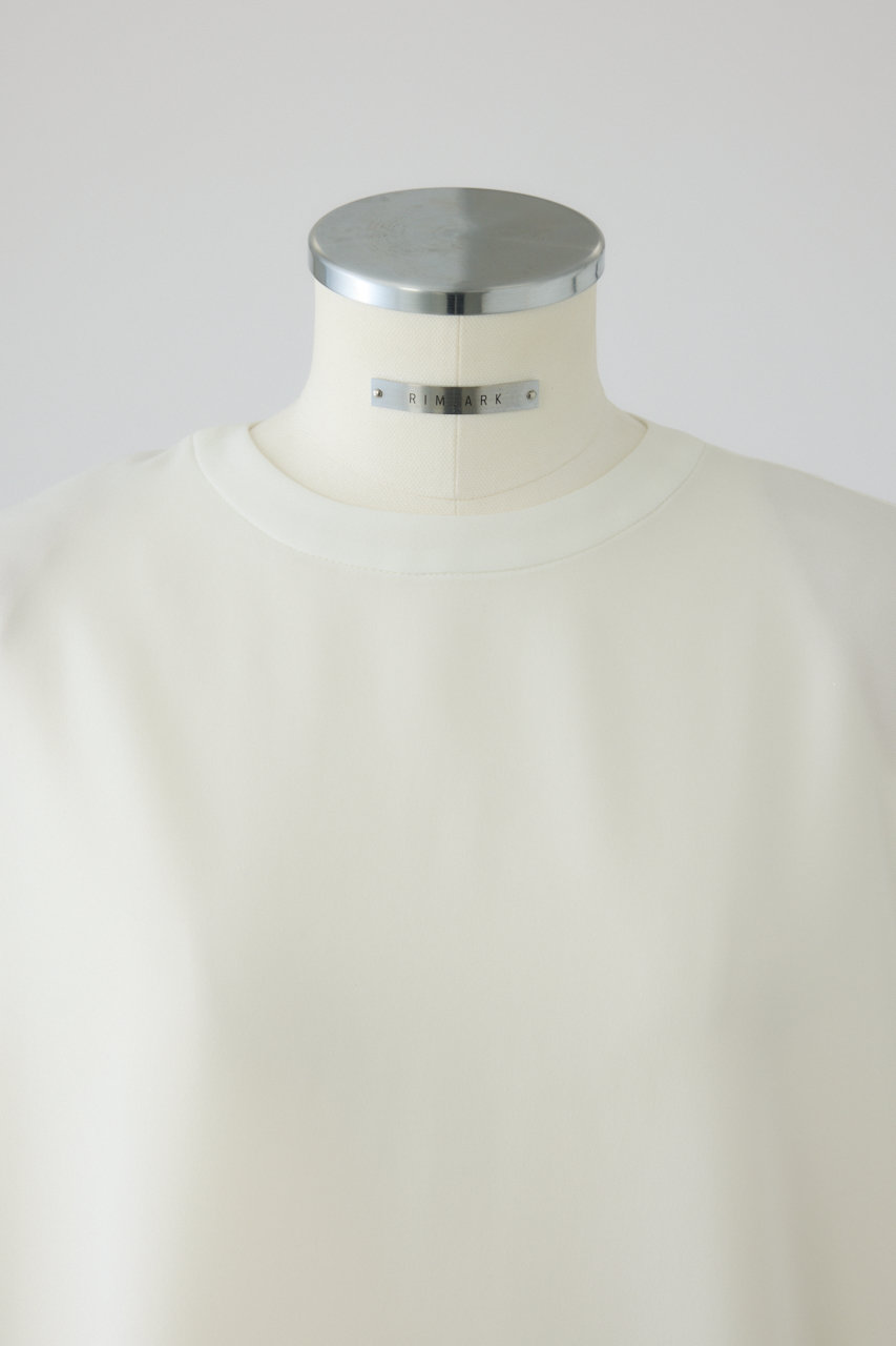 トップス RIM.ARK Oversize woven L/S T-SH RIM.ARK(リムアーク)｜Oversize woven L/S T-SH/Tシャツ/ホワイト の