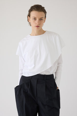 リムアーク/RIM.ARKの【2/18 10:00販売開始】Layered gather cut tops/トップス(110100/110103)