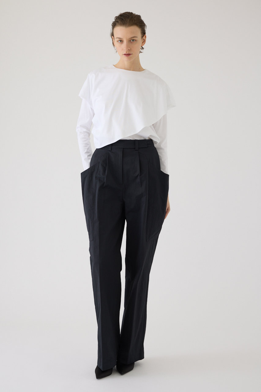 RIM.ARK(リムアーク)｜Layered gather cut tops/トップス/ホワイト の