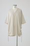 Side drawstring big T-shirts/Tシャツ リムアーク/RIM.ARK ライトベージュ