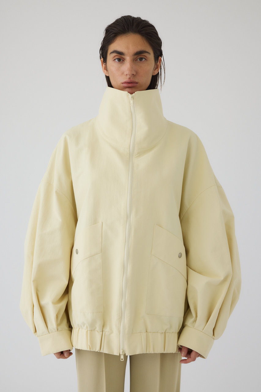 W-zip stand collar JK/ジャケット