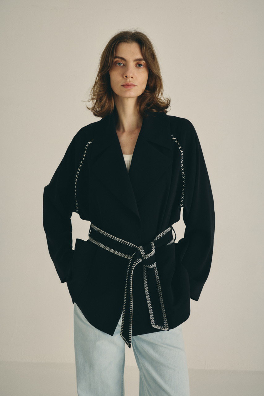RIM.ARK トレンチコート RIM.ARK トレンチコート コート Hidden detail over trench ヒドゥン