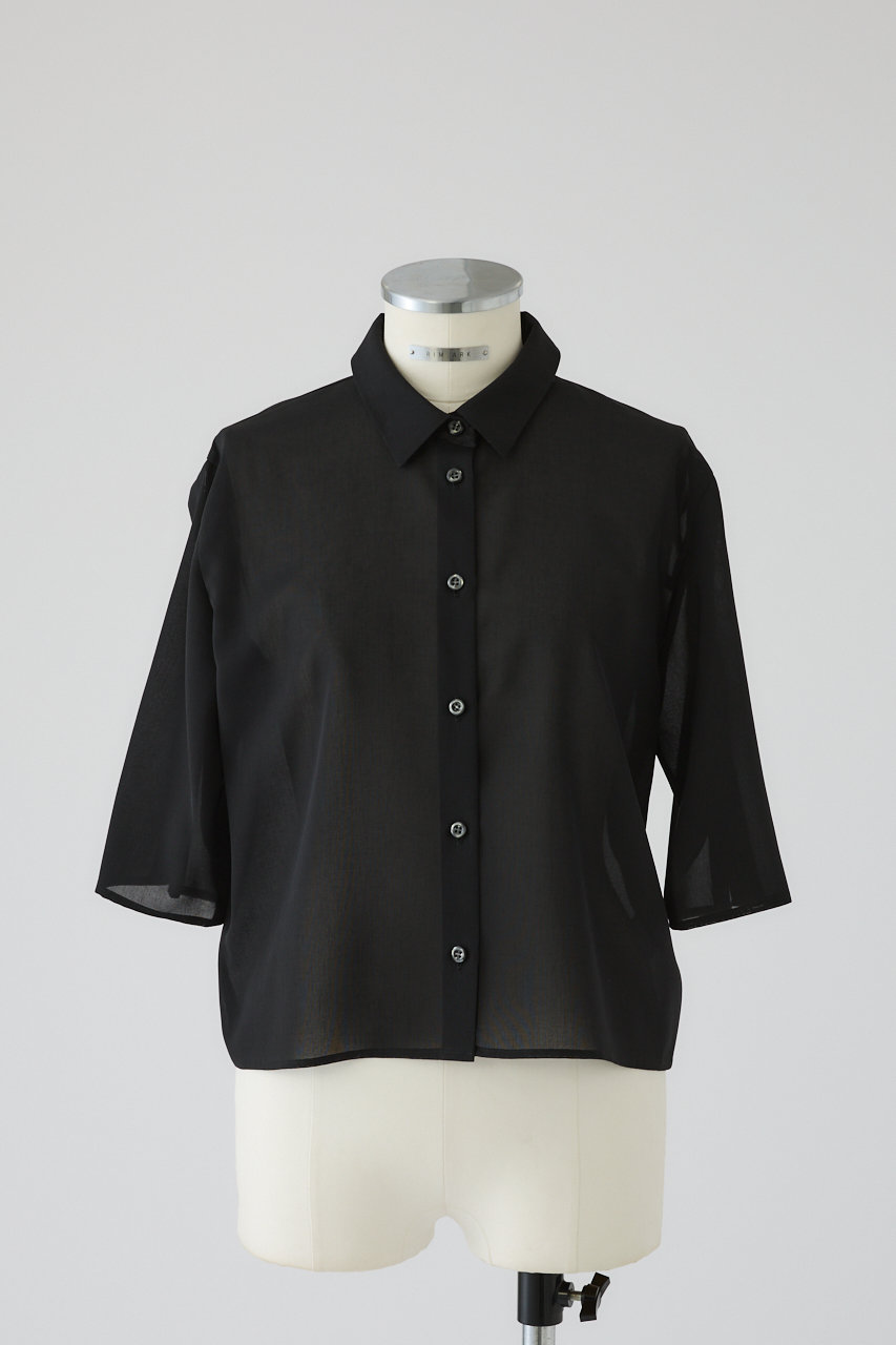 リムアーク/RIM.ARKの【3/4 11:00販売開始】Hidden detail box shirt/シャツ(ブラック/460JSL30-1601)