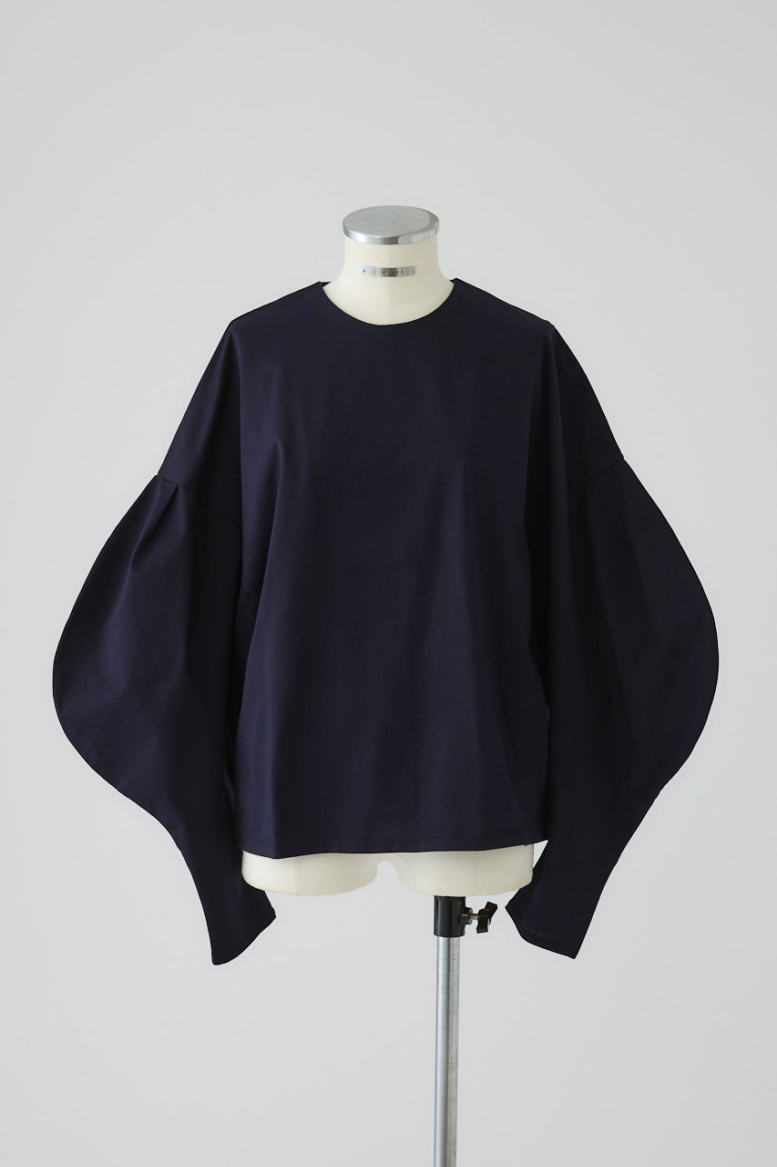 リムアーク/RIM.ARKのCurved line cotton tops/トップス(ネイビー/460JSL80-2051)