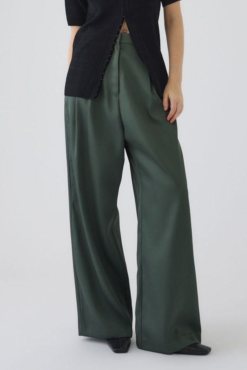 リムアーク/RIM.ARKの【3/4 11:00販売開始】Hidden detail wide pants/パンツ(グリーン/460JSL31-1581)