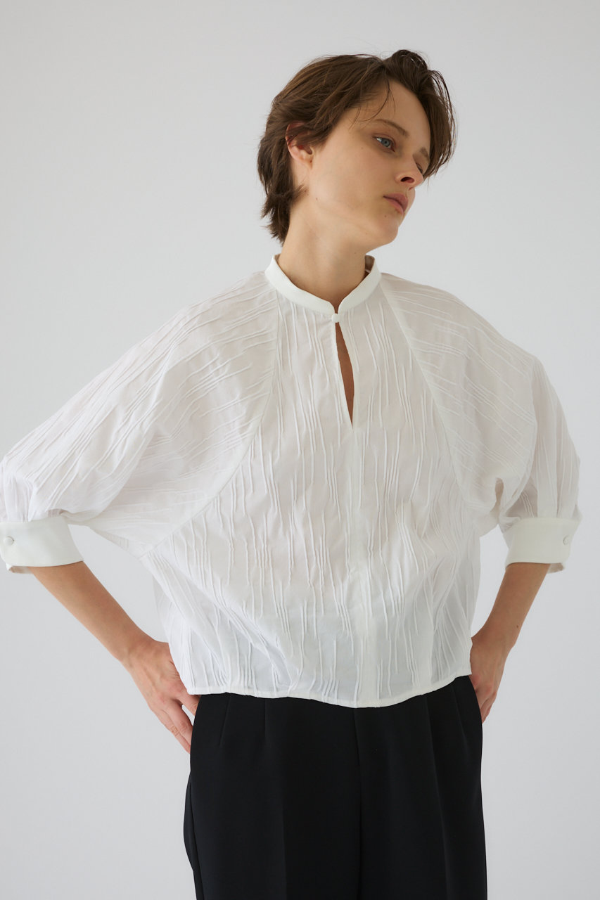 RIM.ARK リムアーク ブラウス 美品 RIM.ARK(リムアーク)｜Tuck pleats raglan blouse/ブラウス/ホワイト
