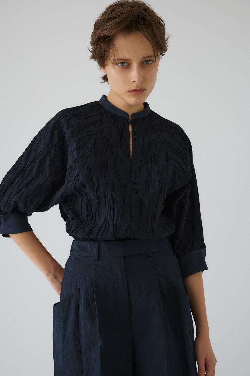 リムアーク/RIM.ARKの【3/4 11:00販売開始】Tuck pleats raglan blouse/ブラウス(ネイビー/460JSL30-1631)