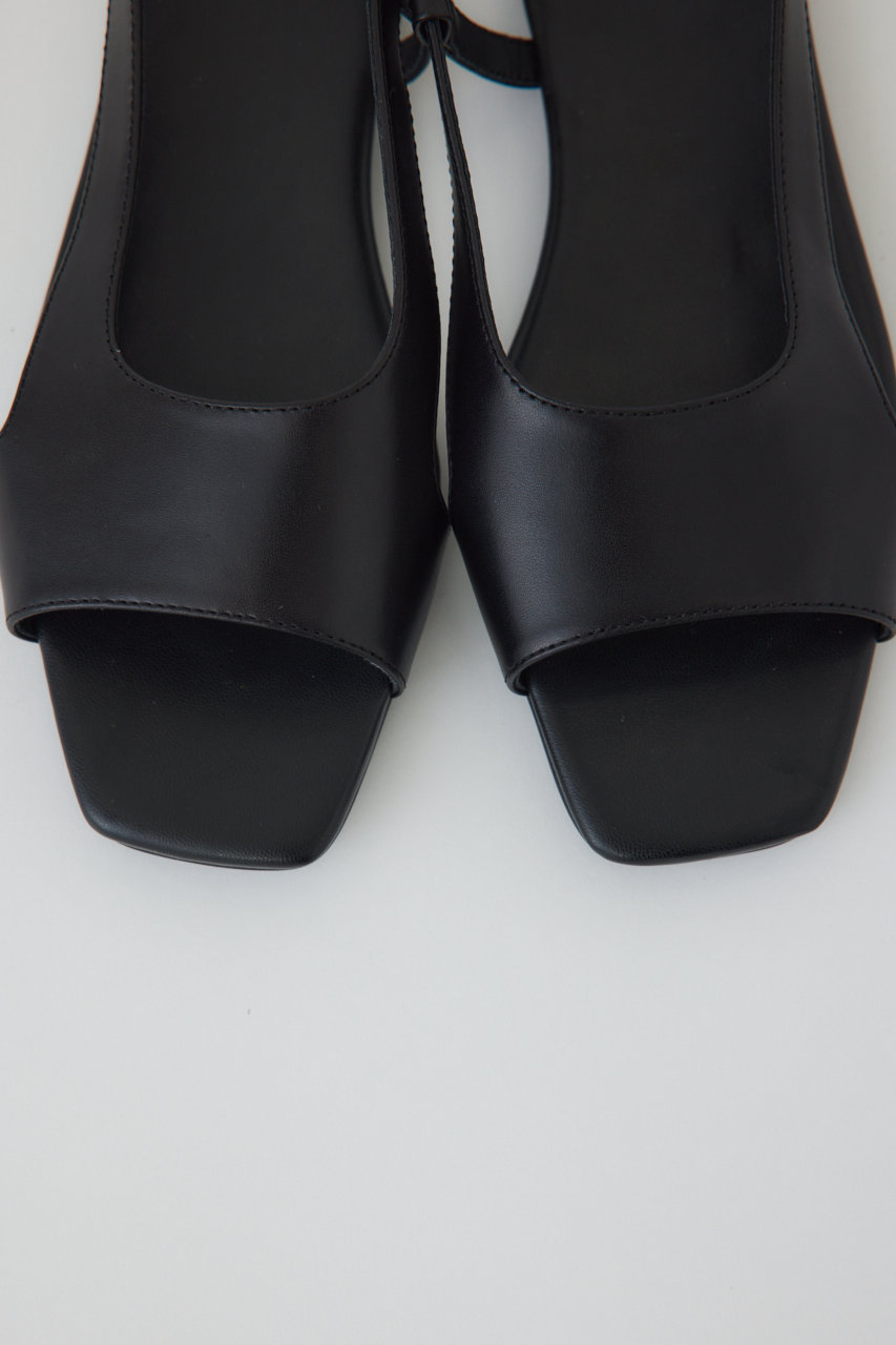 RIM.ARK(リムアーク)｜Minimal leather sandal/サンダル/ブラック の
