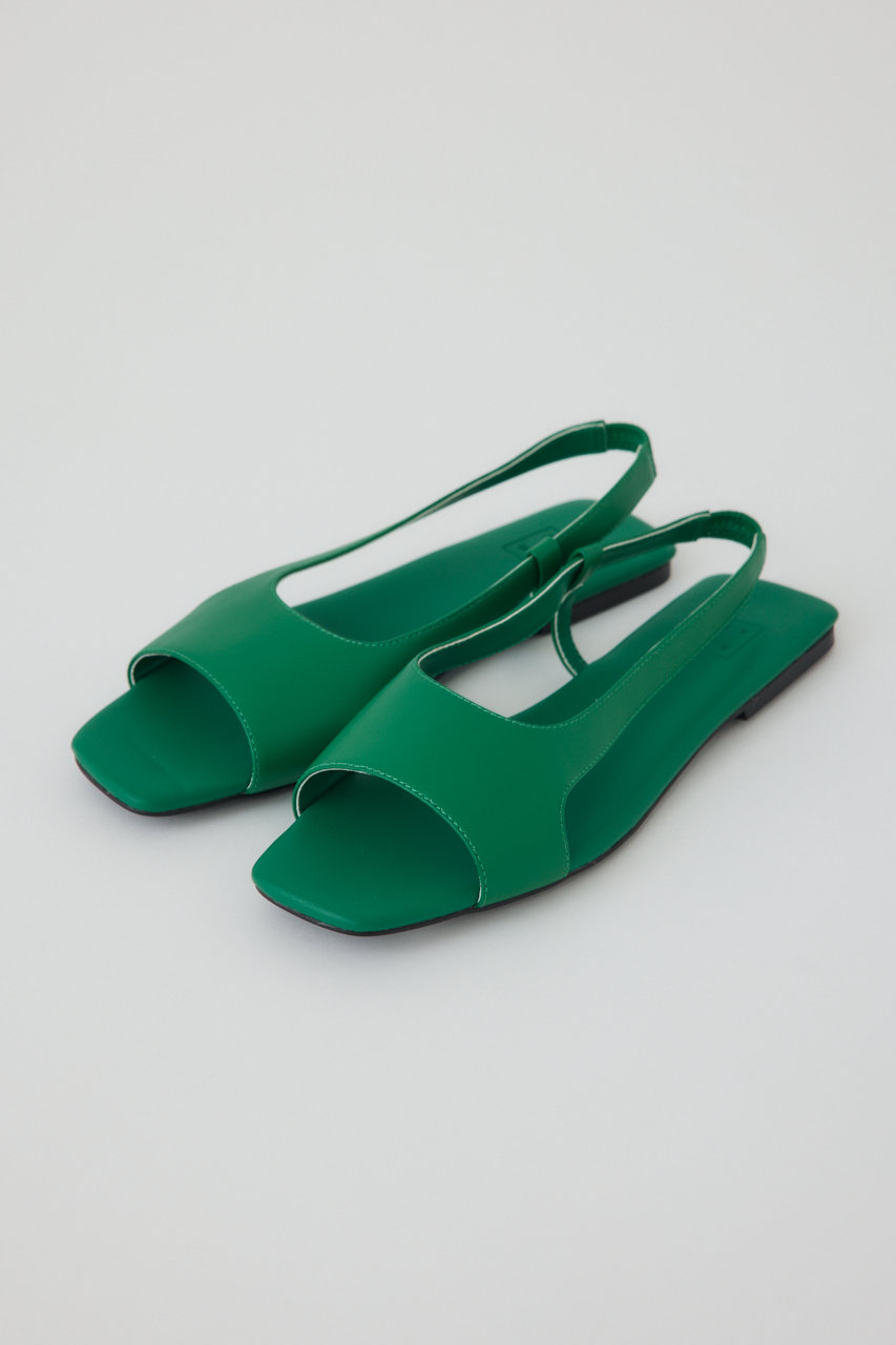 リムアーク/RIM.ARKのMinimal leather sandal/サンダル(グリーン/460JSL50-1811)