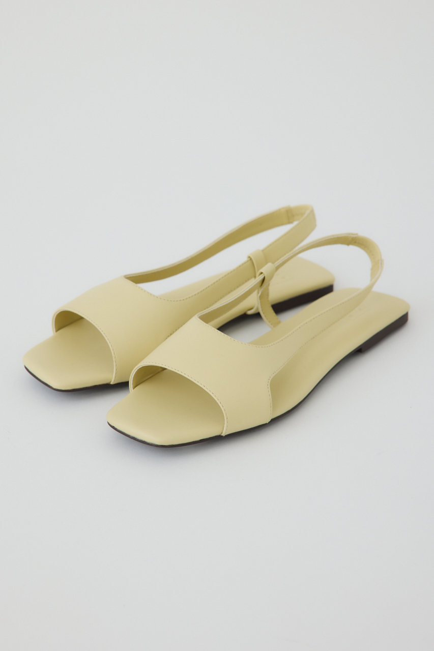 リムアーク/RIM.ARKのMinimal leather sandal/サンダル(ライトイエロー/460JSL50-1811)