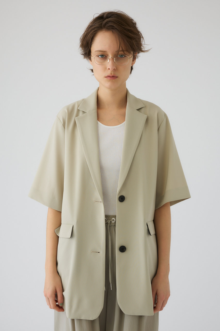 リムアーク/RIM.ARKの【予約販売】Hidden H/S jacket/ジャケット(グレージュ/460JSS30-1401)