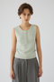 【予約販売】Round neck hook tank/タンクトップ リムアーク/RIM.ARK ライトカーキ