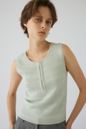 リムアーク/RIM.ARKの【予約販売】Round neck hook tank/タンクトップ(110100/110101)