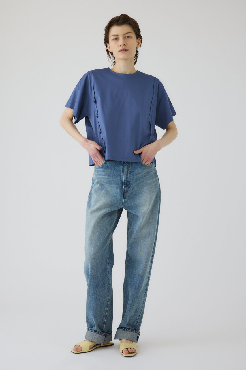 RIM.ARK(リムアーク)｜Hidden detail JEANS/デニム/ブルー の通販