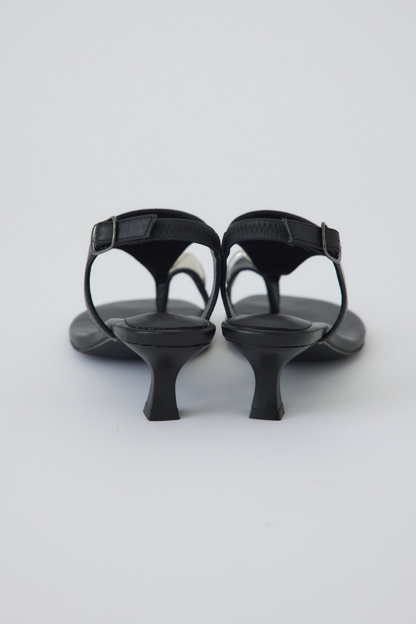 RIM.ARK(リムアーク)｜Motif toe thong sandal/サンダル/ブラック の
