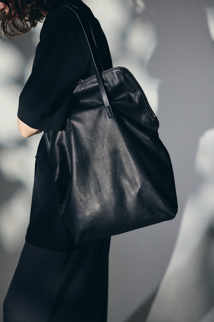 リムアーク　バッグ RIM.ARK(リムアーク)｜W-zip leather bag/バッグ/ブラック の通販