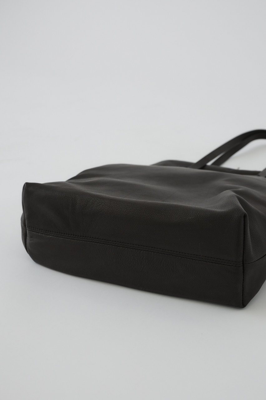 RIM.ARK(リムアーク)｜W-zip leather bag/バッグ/ブラック の通販