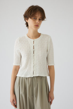 リムアーク/RIM.ARKの【予約販売】Shirring lace compact tops/トップス(110400/110402)