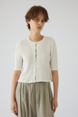 Shirring lace compact tops/トップス