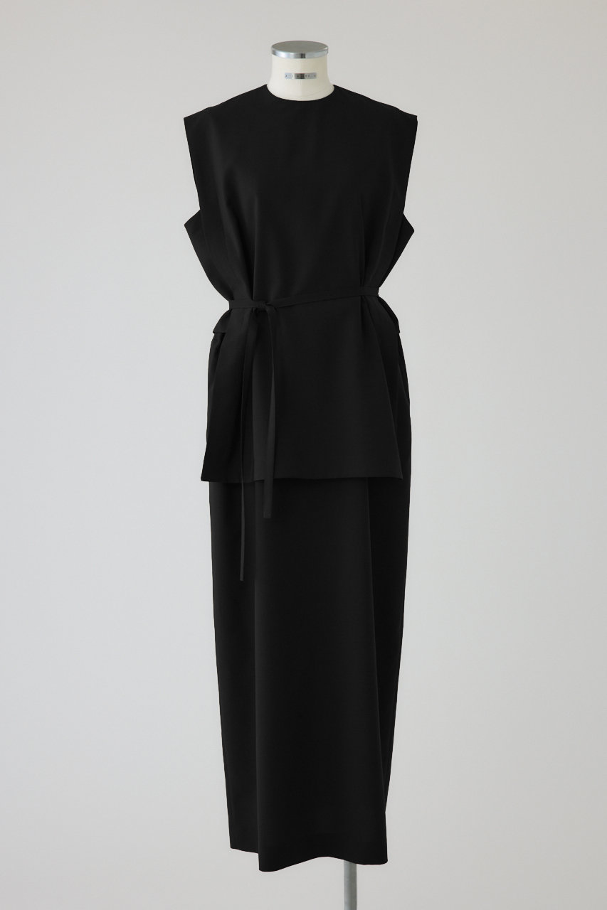 リムアーク/RIM.ARKの【予約販売】Square layered dress/ドレス(ブラック/460JSS33-1511)