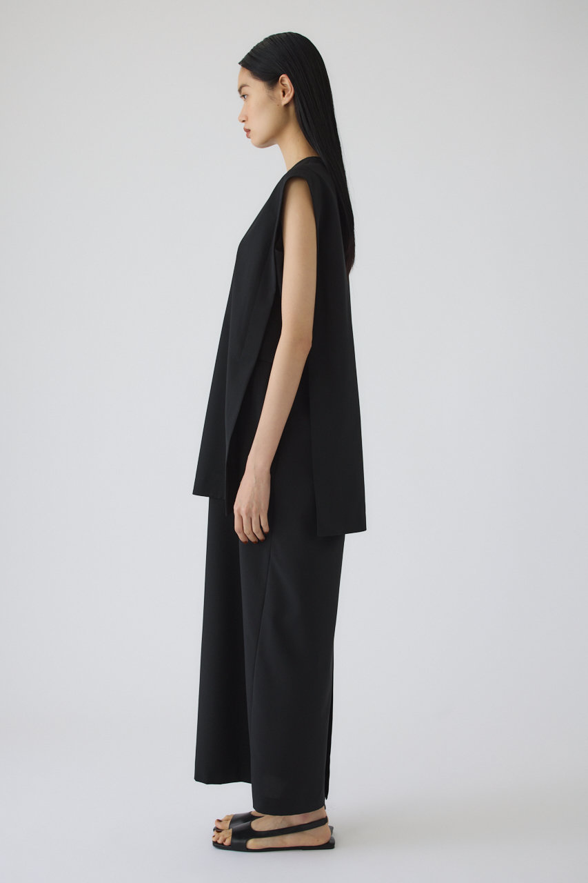 RIM.ARK(リムアーク)｜Square layered dress/ドレス/ブラック の通販