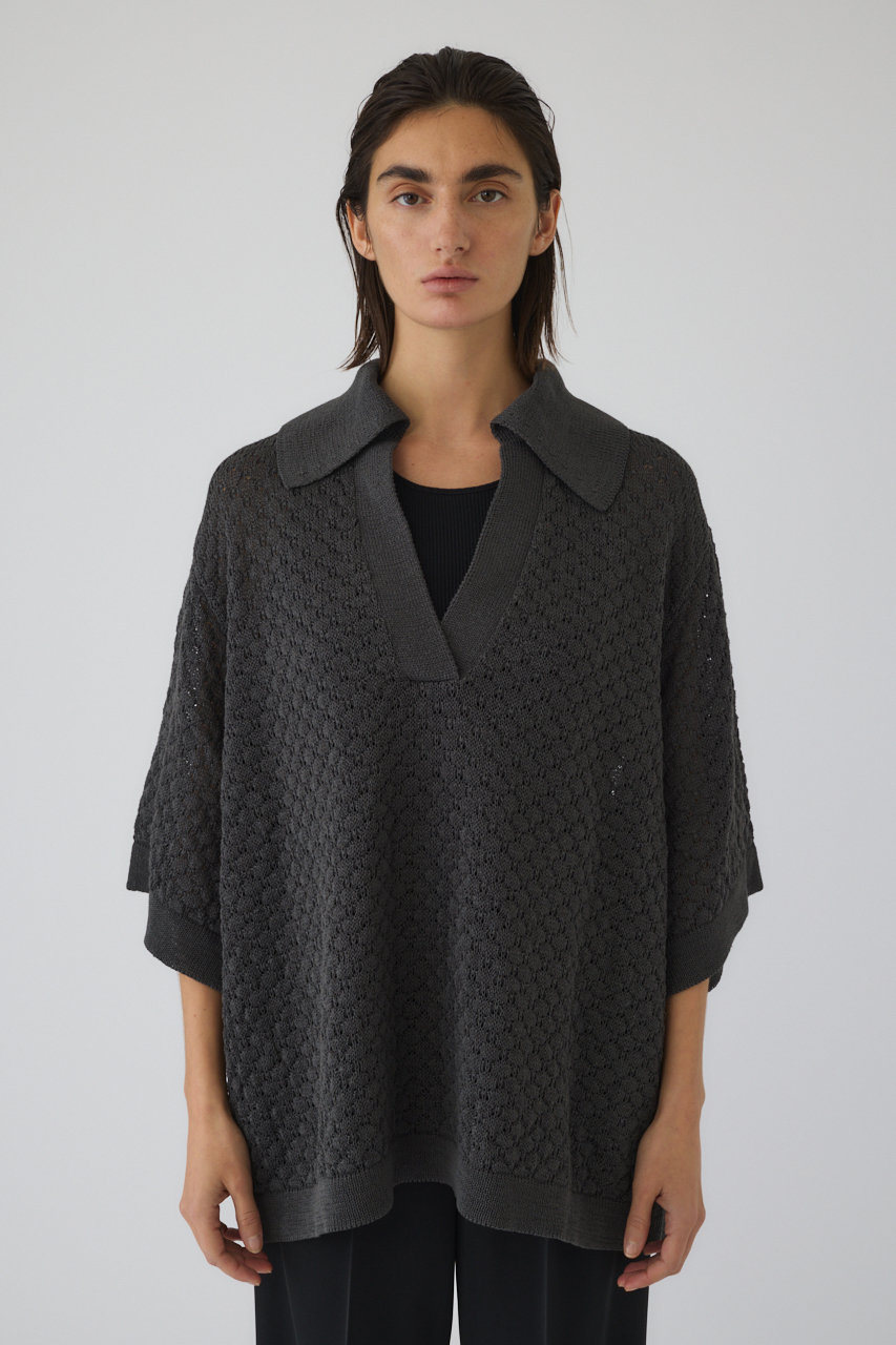 リムアーク/RIM.ARKのSkipper knit PO/プルオーバー(グレー/460JSS70-1111)