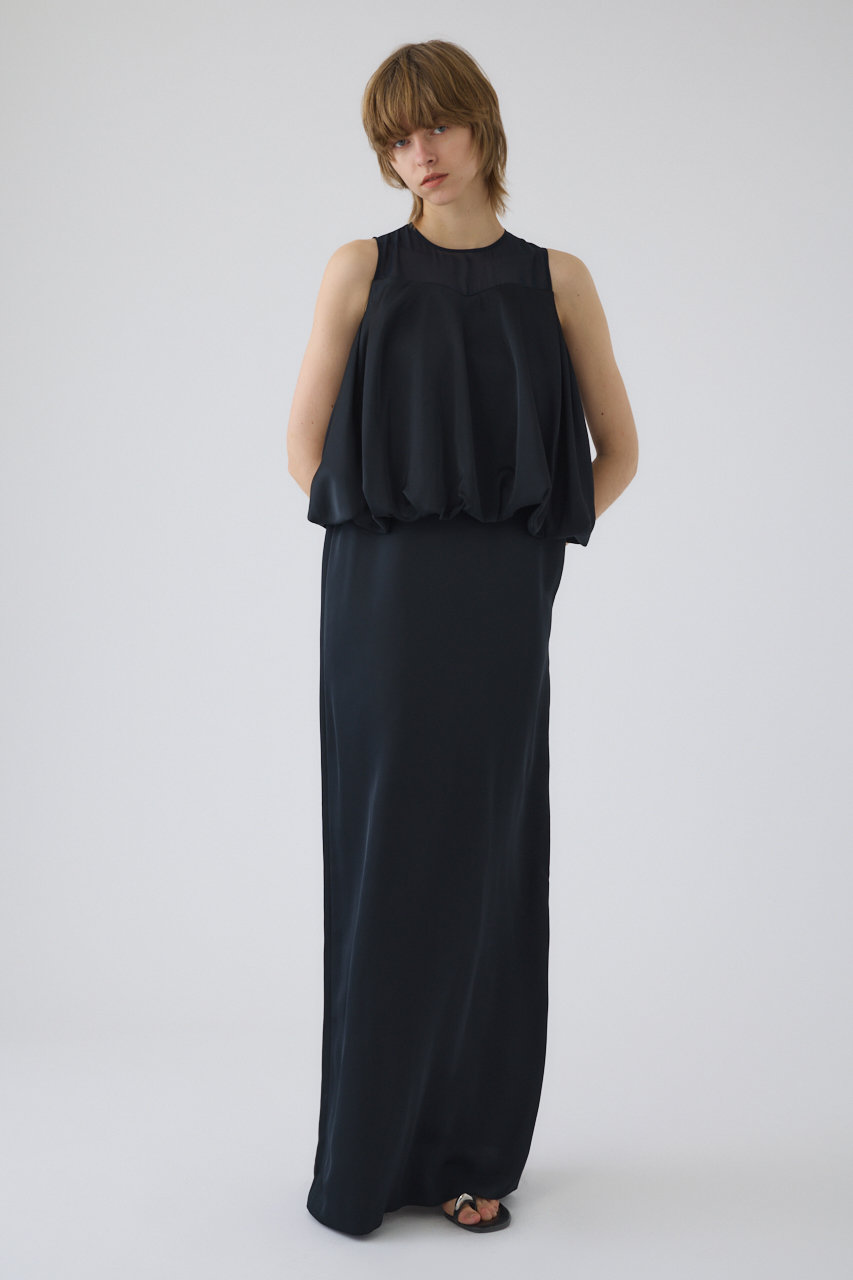リムアーク/RIM.ARKのBalloon forum dress/ドレス(ダークネイビー/460JSN33-0971)