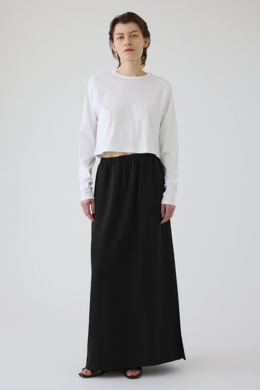 RIM.ARK(リムアーク)｜Silky long T-SH/Tシャツ/ホワイト の通販
