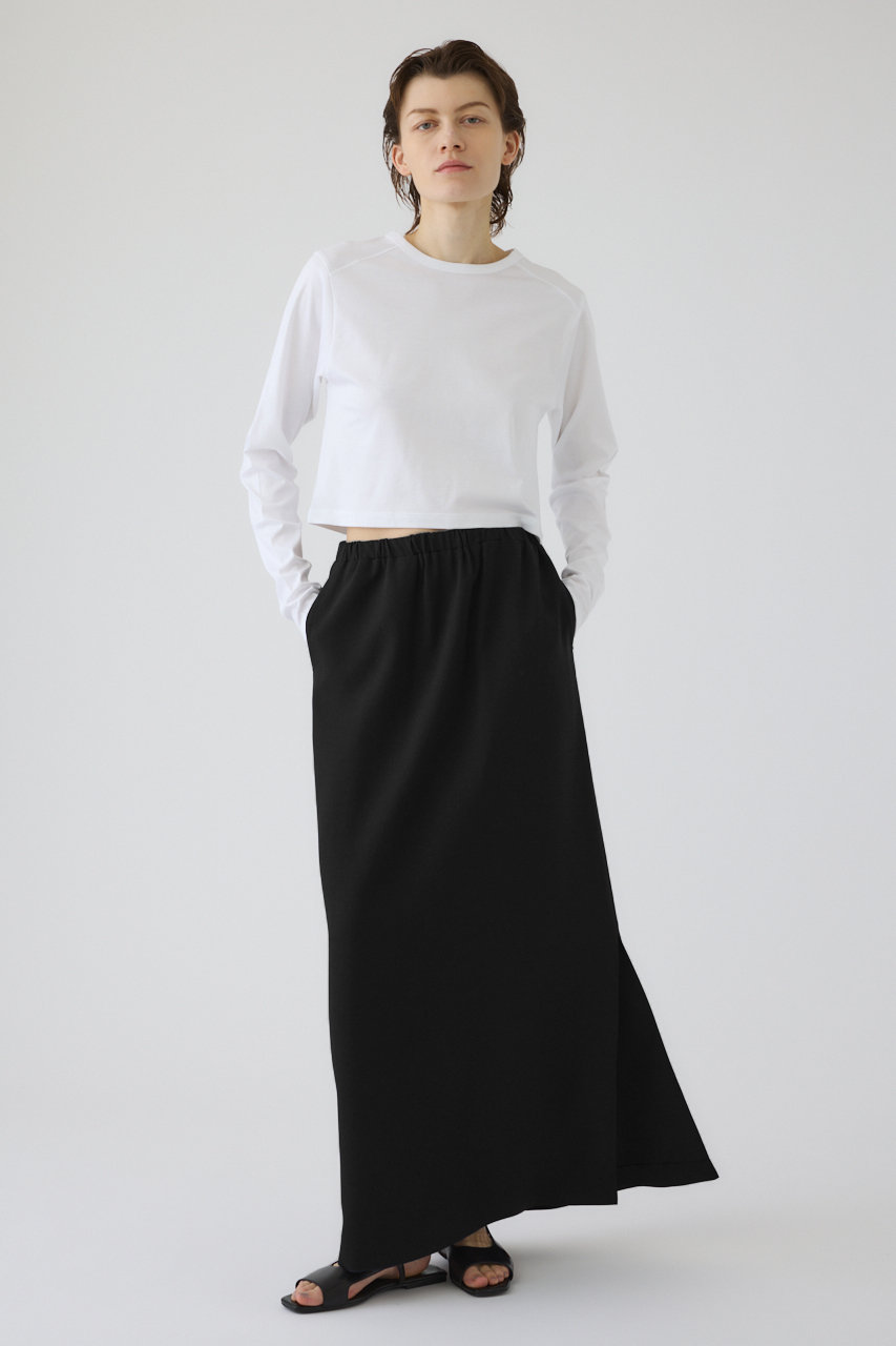 RIM.ARK(リムアーク)｜Silky long T-SH/Tシャツ/ホワイト の通販