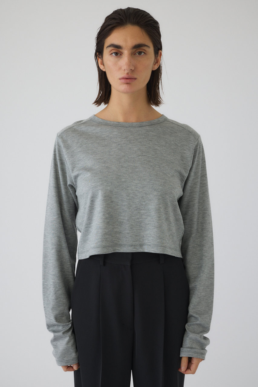 リムアーク/RIM.ARKのSilky long T-SH/Tシャツ(グレー/460JSL80-1671)