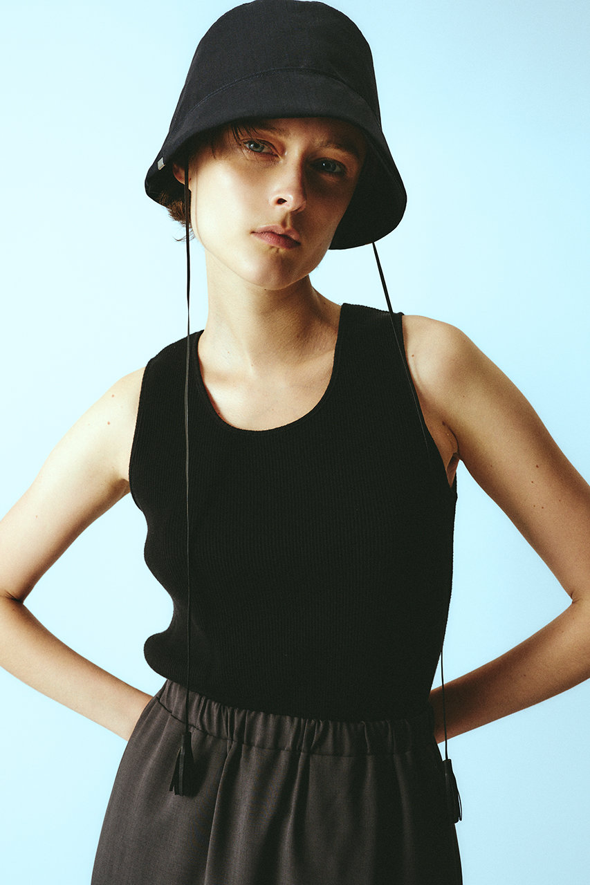 RIM.ARK(リムアーク)｜Suiting bucket hat/ハット/ブラック の通販
