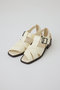 【予約販売】Leather cage sandal/サンダル リムアーク/RIM.ARK アイボリー