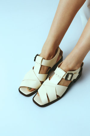 リムアーク/RIM.ARKの【予約販売】Leather cage sandal/サンダル(130200/130201)