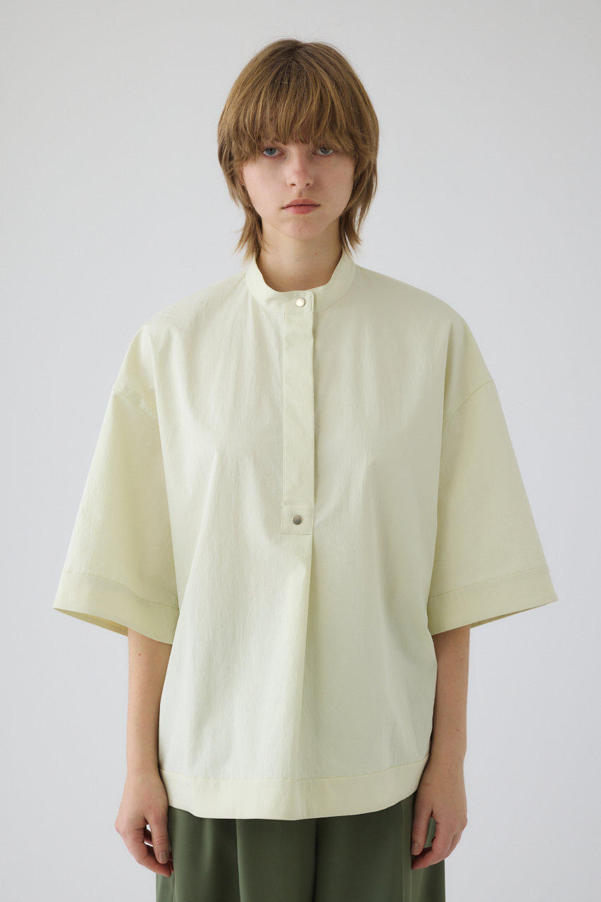 リムアーク/RIM.ARKのBand collar detail tops/トップス(ライトイエロー/460JSL30-1661)