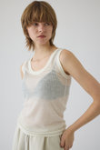 Needle knit tank top/タンクトップ