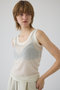 Needle knit tank top/タンクトップ リムアーク/RIM.ARK