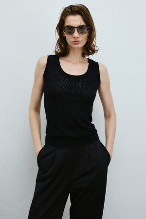 リムアーク/RIM.ARKのNeedle knit tank top/タンクトップ(110300/110301)