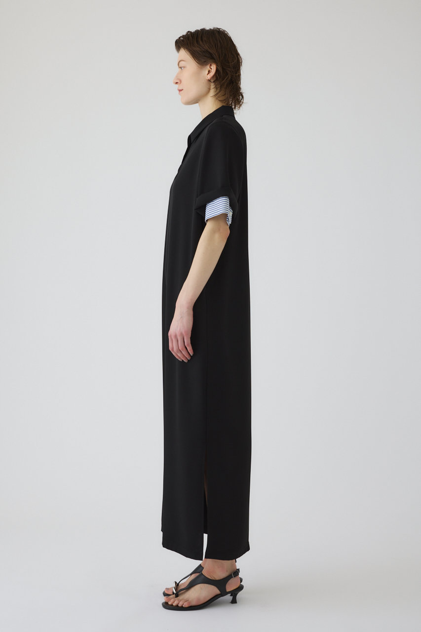 RIM.ARK 26SS Polo design maxi OP ブラウン38 RIM.ARK(リムアーク)｜Polo design maxi OP/ワンピース/ブラック の