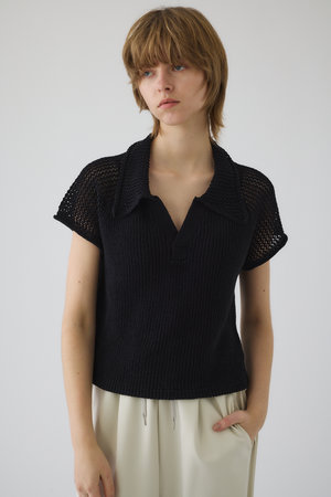 リムアーク/RIM.ARKの【4/15 10:00販売開始】Linen mix open collar tops/トップス(110400/110402)