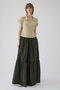 Linen mix open collar tops/トップス リムアーク/RIM.ARK