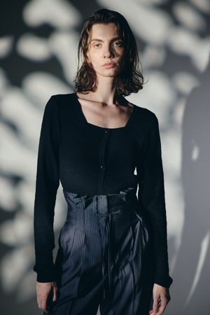 リムアーク/RIM.ARKの【5/1 10:00販売開始】Tuck rib knit CD/ニットカーディガン(110300/110303)