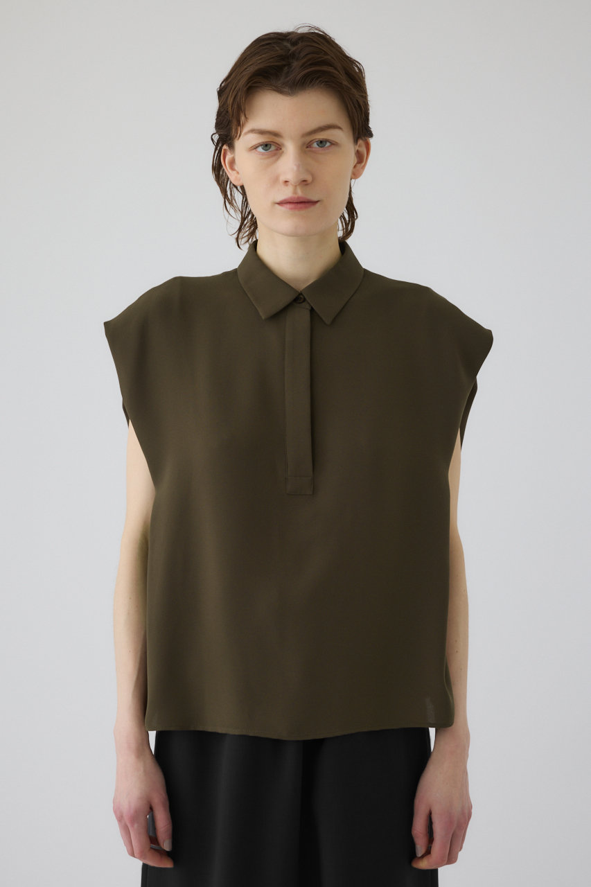 リムアーク/RIM.ARKの【5/1 10:00販売開始】Box silhouette woven SH/シャツ(カーキ/460JSL30-1771)