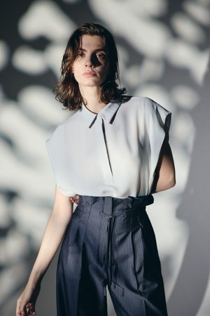 リムアーク/RIM.ARKの【5/1 10:00販売開始】Box silhouette woven SH/シャツ(110400/110402)