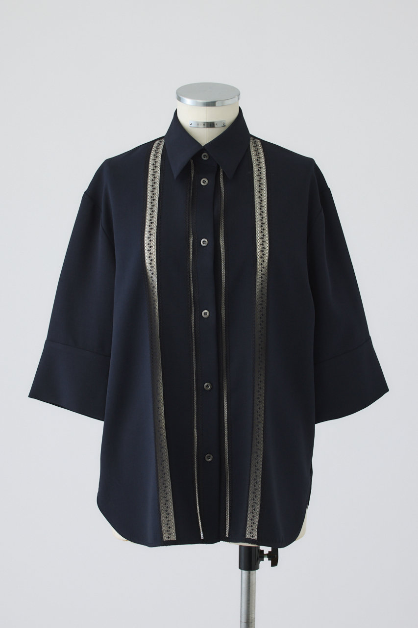 リムアーク/RIM.ARKの【5/1 10:00販売開始】Lace docking SH/シャツ(ネイビー/460JSS30-1371)