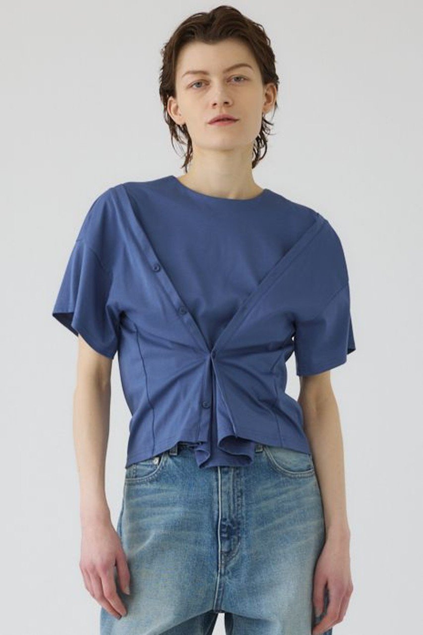 リムアーク/RIM.ARKの【予約販売】Refined 2way cut tops/プルオーバー(ブルー/460JSN80-1021)