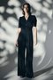 【予約販売】Puff sleeve solid jumpsuit/ジャンプスーツ リムアーク/RIM.ARK