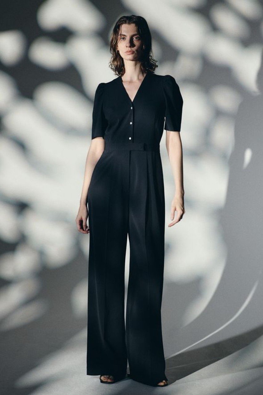 rim.ark リムアーク RIM.ARK(リムアーク)｜【予約販売】Puff sleeve solid jumpsuit