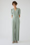 【予約販売】Puff sleeve solid jumpsuit/ジャンプスーツ リムアーク/RIM.ARK ライトグリーン