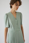 【予約販売】Puff sleeve solid jumpsuit/ジャンプスーツ リムアーク/RIM.ARK