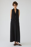 Halter neck tailored dress/ドレス